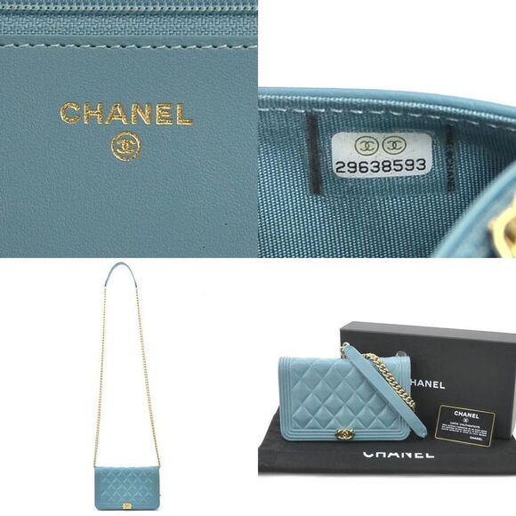 Chanel Boy Gold Leather Wallet  (Pre-Owned) - Picture 5 of 5